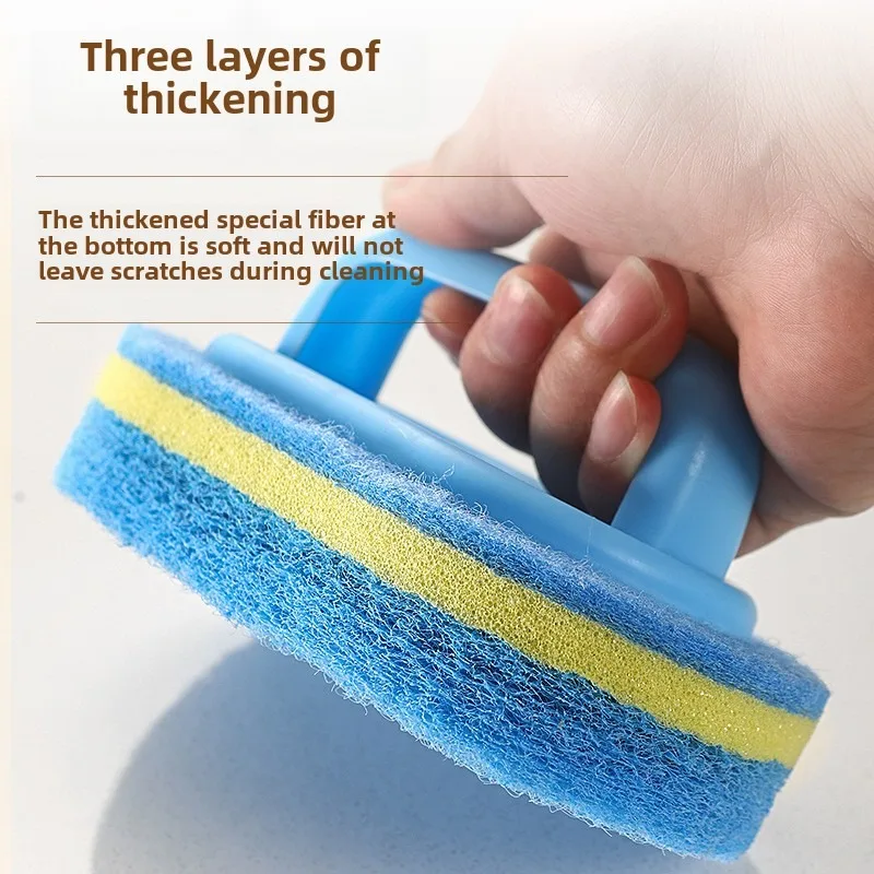 Kitchen Products Remove the Cleaning Brush With Thick Stains Pot Tile Kitchen Toilet Bathroom Clean Sponge Wipe Gadgets Tools