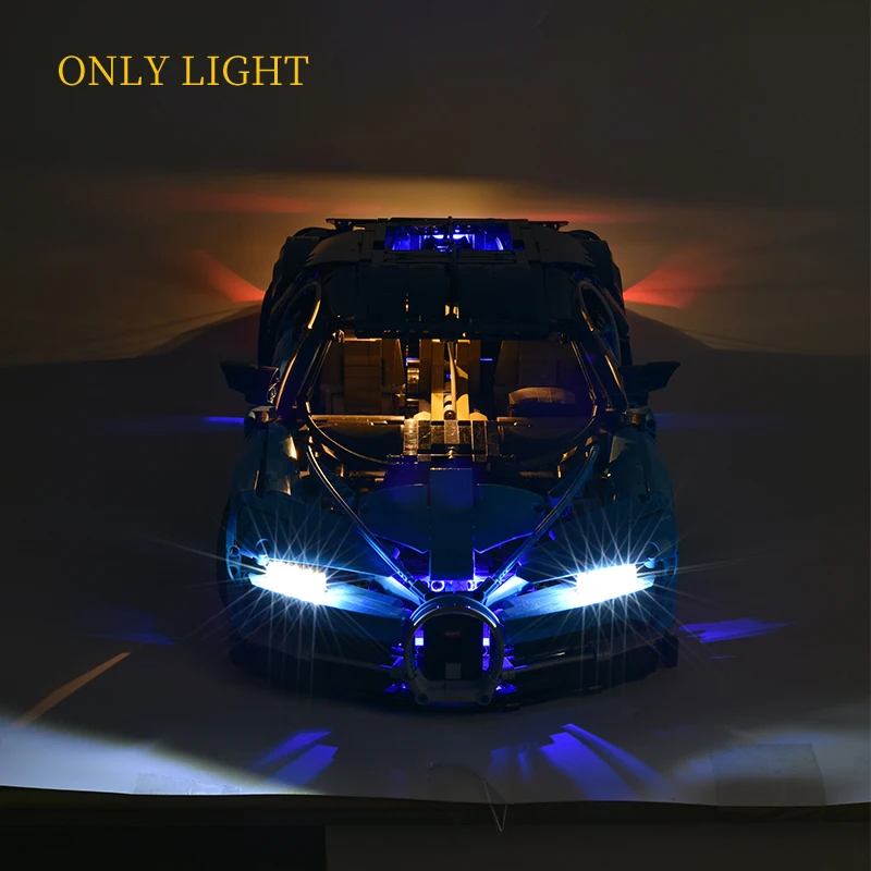 Led Light Up Set for 42083 Bugatti Chiron Car Building Blocks Model Decoration Lamp Gift  (Not Include Lego Building Blocks)