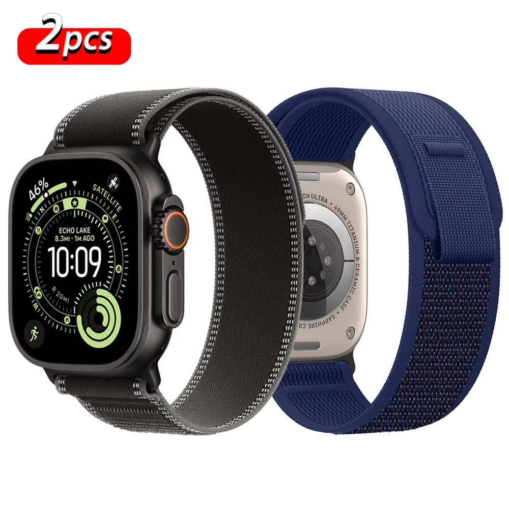 Trail Alpine Bandjes voor Apple Watch Ultra 3 2 Band 49mm 46mm 45mm 44mm 42mm 41mm 40mm Armband Correa iWatch 11 SE3 10 9 8 7 6 5