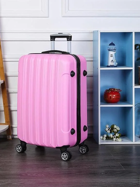 

Small Size Travel Suitcase Printed Password Lo ABS Material Universal Wheel Lage Korean Sle Men's Carry-On Bag
