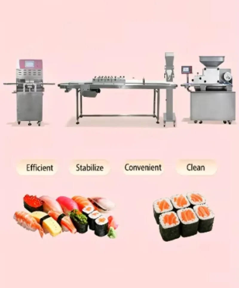 Sushi Machine Production Line Commercial Sushi Maker Roll Making Machine for Japanese Food Processing Custom