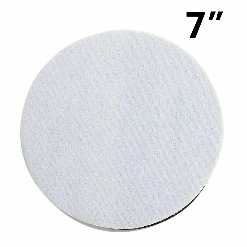 5pcs 7 Inches 180mm Car Round Flat Polishing Wheel Foam Buffing Sanding Pad Disc Sponge Grinding Pads