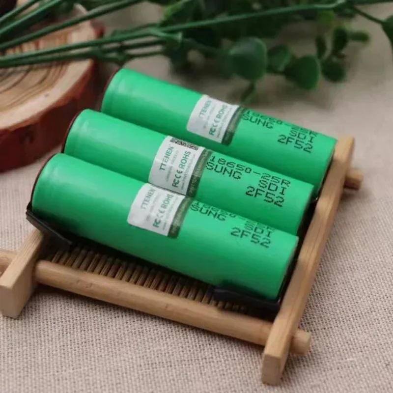 بطارية قوة سوبر. 2022 جديد وأصلي لبطارية 18650 2500mah INR18650 25R 20A بطاريات ليثيوم تفريغ + نيكل ذاتي الصنع...