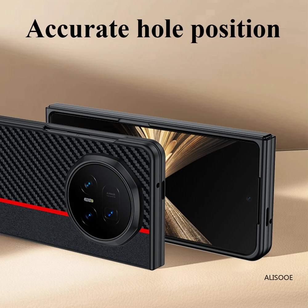 Leder Capa für Honor Magic V5 Fall Luxus PU-Leder Schutz Telefon Zurück Abdeckung für Honor Magic V5 Funda