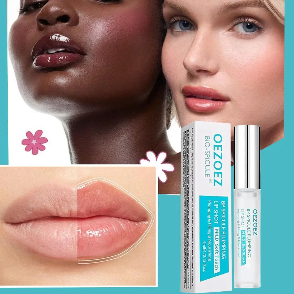 

Hyaluronic Acid Lip Plumping Serum Moisturizing Sexy Supplies Lines Plump Brighten Beauty Lip Non-Irritating Fine Enhancer O4G9
