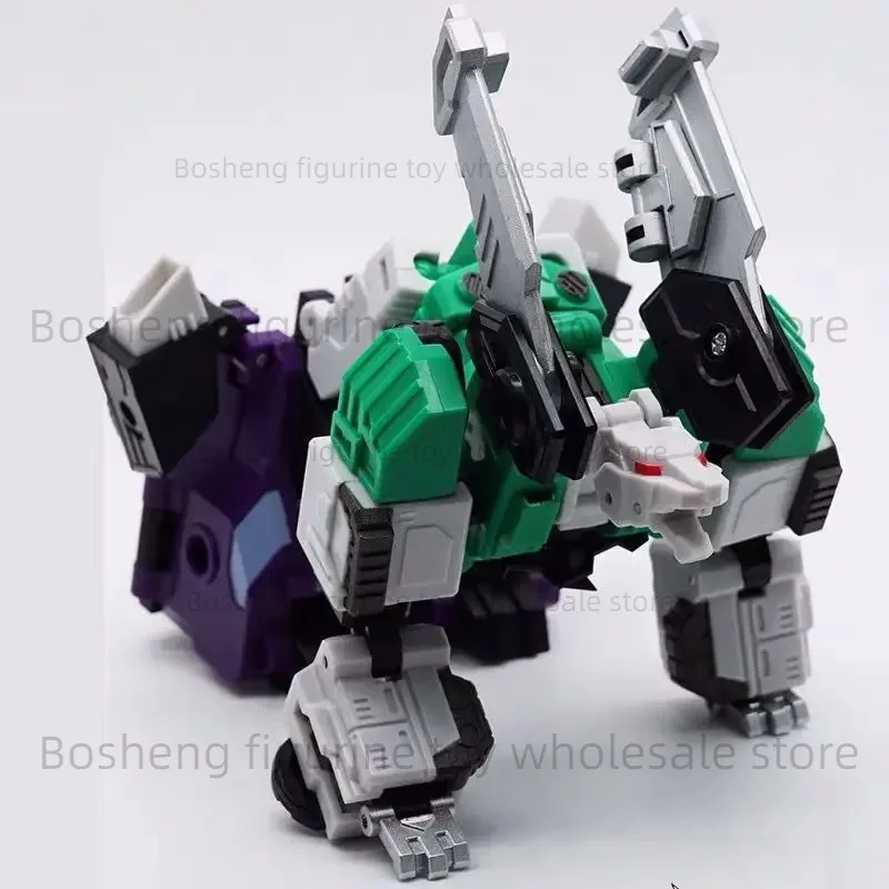 MFT ألعاب متحولة MF 27 MF27 G1 SIXSHOT MF-27G ستة جوانب الجندي عمل الشكل روبوت في الأوراق المالية #5