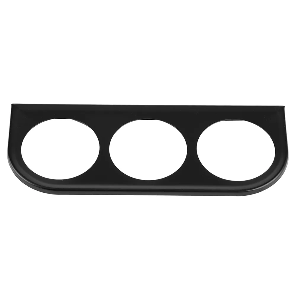 

Universal Iron Gauge Bracket Durability 3-Hole Dashboard Meter Holder Easy Installation Gauge Mount Holder Car Dashboard