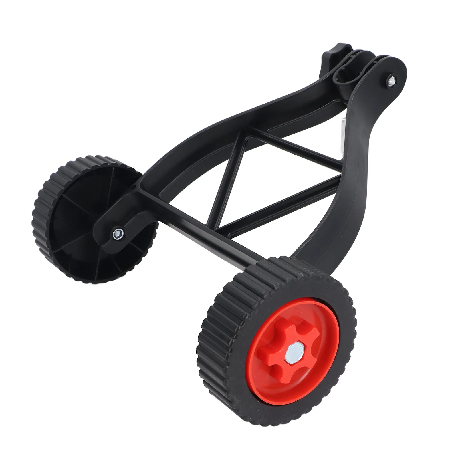 Roda de suporte para cortador de grama de lítio, altura ajustável, portátil, universal, roda de suporte para jardinagem