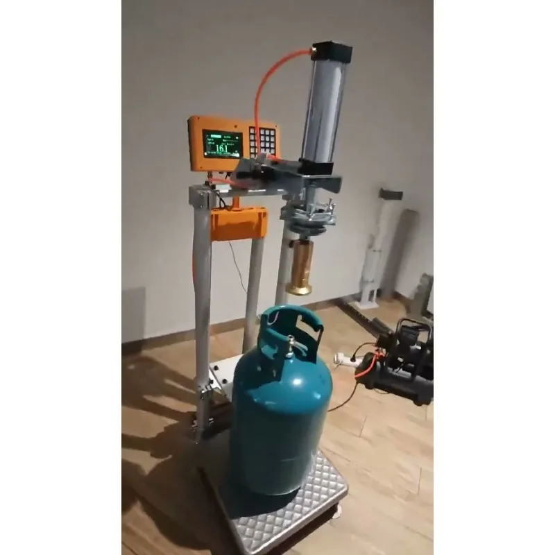 For 220V Ex-proof Semi-automatic Cut LPG Cylinder Filling Scale Beverage Application Paper Wireless Communication