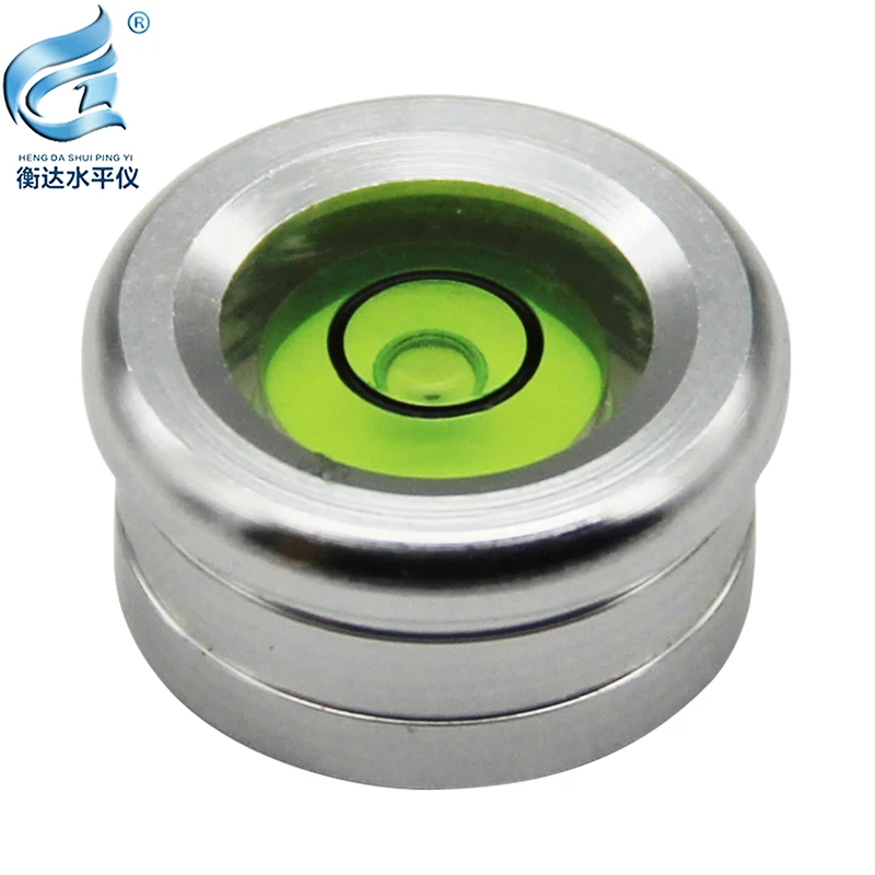 Metalen Circulaire Niveau Bubble Draagbare Niveau Plastic Niveau Bubble Hoge Precisie Elektronische Weegschaal Niveau Bubble