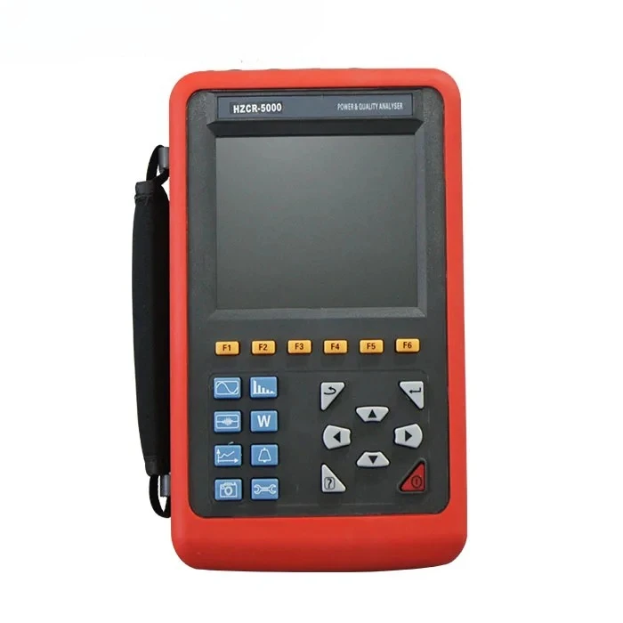 

New Style HZCR5000 advanced power quality measurement and analysis instrument with 10mA-6000A fixture