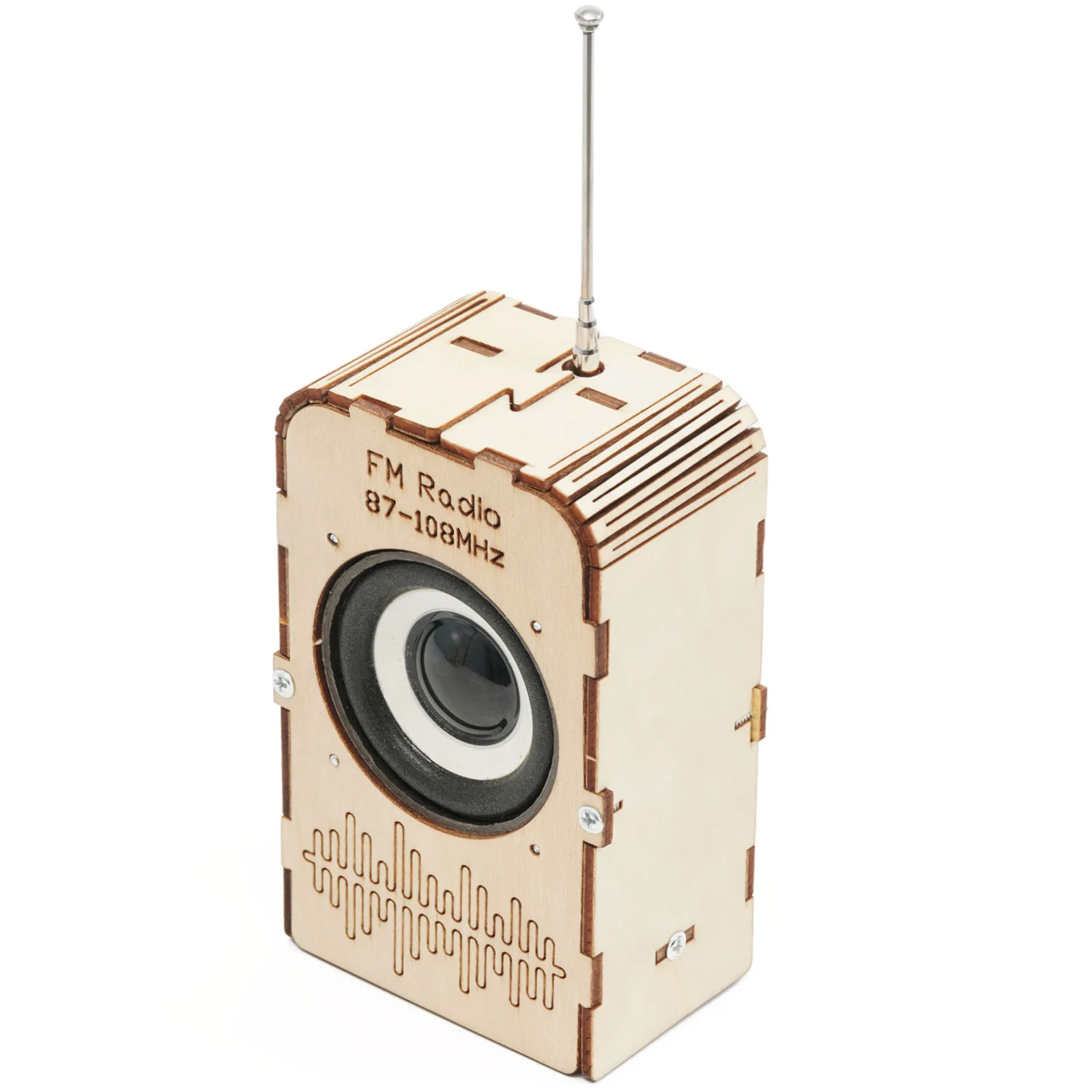 DIY FM Radio Model Science Toys for Kids Wooden STEM Technologia Experimental Tool Kit Learning Education School Supply
