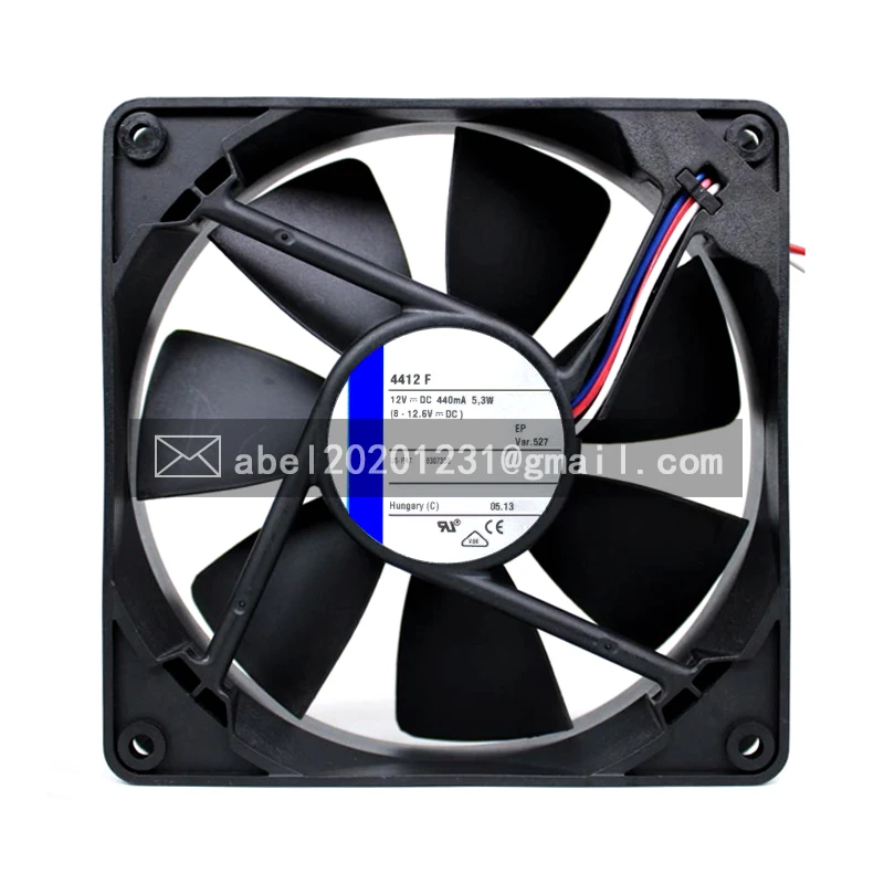 

BRAND NEW 4412F 4412 F DC 12V ORIGINAL COOLING FAN COOLER 119 x 119 x 25 mm