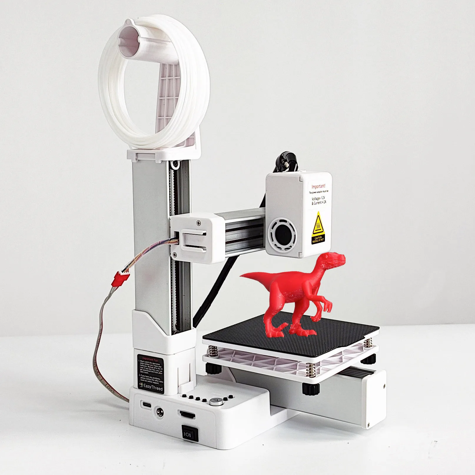 EasyThreed 3D Printer  Entry Level  Compatible with PLA TPU 1.75mm Filament  include Power Adaptor.