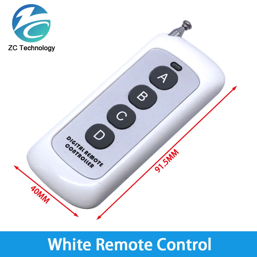 433Mhz RF Remote Control Wireless Switch DC 5V 12V 1CH 2 Way Relay Receiver and 2CH Transmitter For Door Electromagnetic Lock