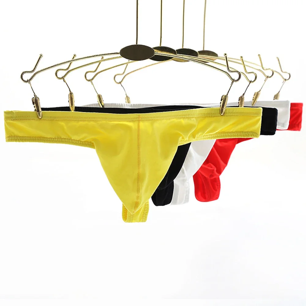 Bikinis, ropa interior, bragas transpirables, calzoncillos con bolsa para bulto, lencería, bragas elásticas de cintura baja, tangas sexis con