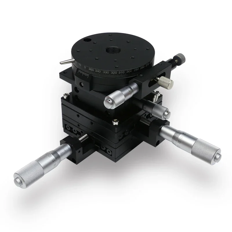 

XYZRG80 ручная ступень перевода рельсов LT80-C линейного перемещения с точной регулировкой, многоосная четырехнаправленная поворотная направляющая направляющая