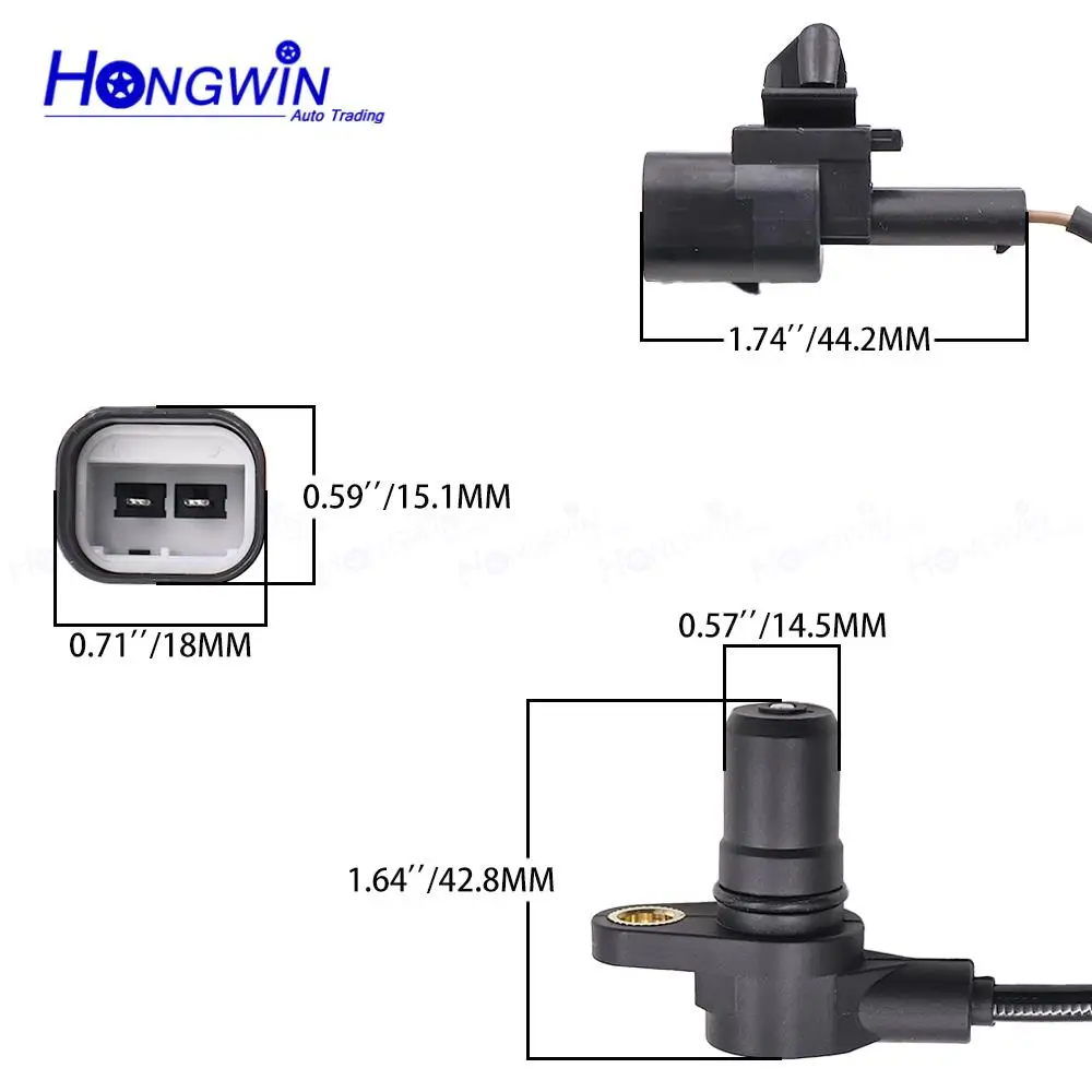 Crankshaft Position Sensor 45955-22741 For HYUNDAI ACCENT Kia Rio Rio5 2006-2011 1.6L SC487 SN7424 VSS1022
