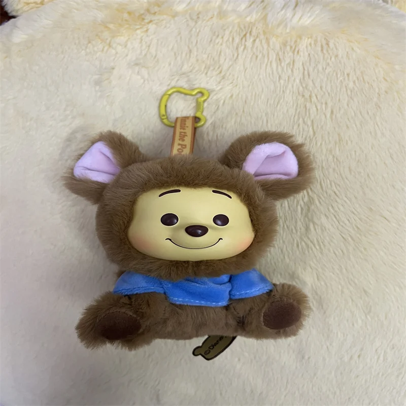 

New Disney Winnie The Pooh Naughty Party Vinyl Plush Blind Box Pooh Bag Pendant Mystery Box Decor Figurine Collectable Toy Gift