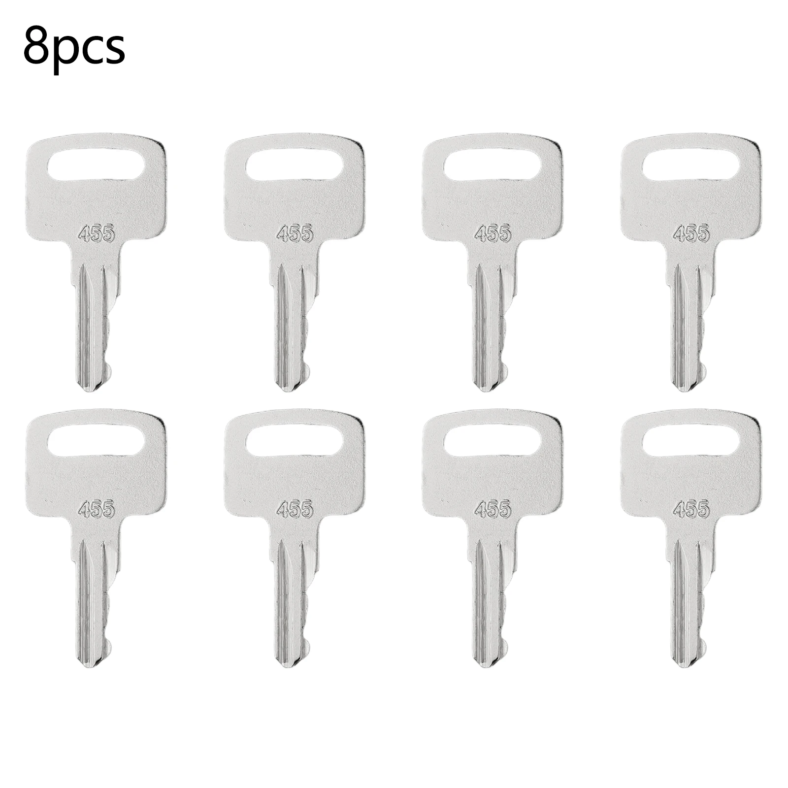8pcs/lot Common Ignition Keys Suitable For Heavy Construction Machinery Equipment For Heavy-duty Engineering Machinery