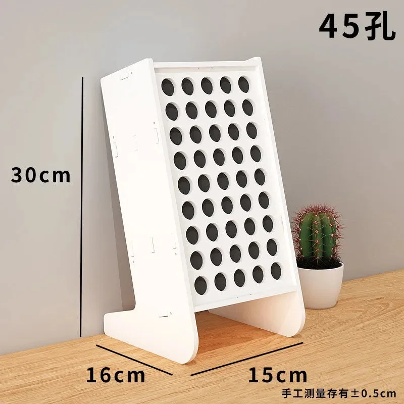 

Inclined Pen Holder Desktop Storage Tools Marker Organizer Fixed Rack Kids Pencil Holding for
