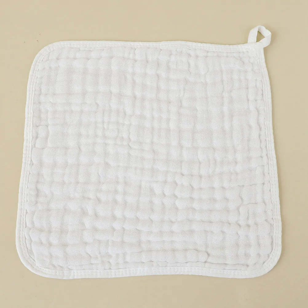 

6Pcs Baby Burp Cloths Ultra Soft Absorbent Cotton Muslin Washcloths Newborn Drool Bibs Feeding Towels Baby Bath Face Towels