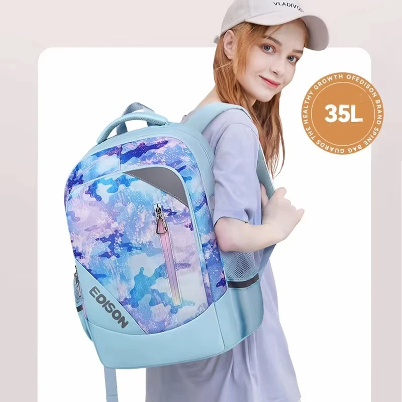 AOK High Quality Teens Bookbag School Backpack Schoolbags Middle High Students Backpacks Mochilas Protect Spine Reduce Burden