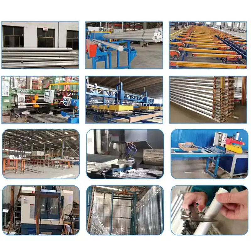 التخصيص مخصص الألومنيوم مقذوف الملف الشخصي لستائر الحائط الستار مع أنودة