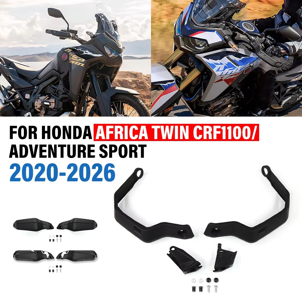 Für Honda Africa Twin CRF1100/Adventure Sport 2020-2026 Motorrad-Handschutz, Knöchelschutz, Lenker-Schutzschirm