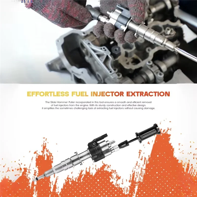 

Well Fuel Injector Remove Tool For BMW N14 N18 N20 N26 N53 N54 N55 N63 S63 Engine Injector Slide Hammer Puller