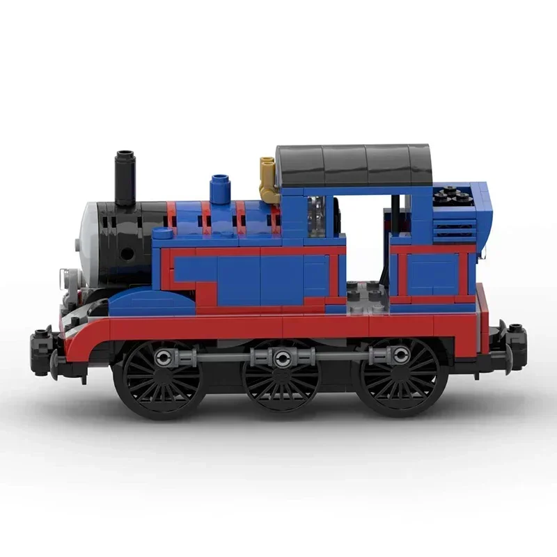 Popular Anime City Car Model MOC Building Bricks Steam Locomotive Modular Technology Gifts Holiday Assemble Children Toys Suit