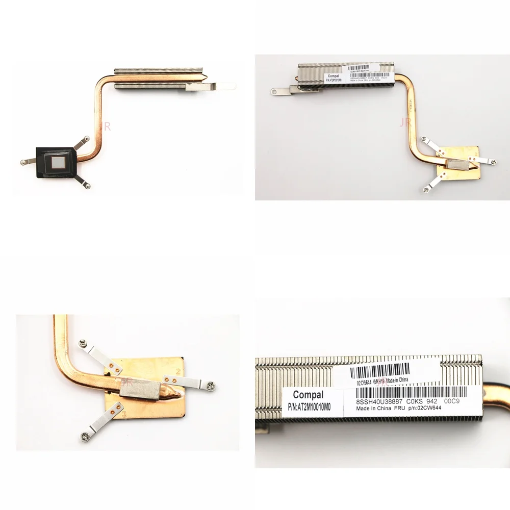新しい銅製ヒートパイプクーラー-lenovo-aio-520c-22-a340-22ast-オールインワンデスクトップ-pc-ラップトップ冷却ファン熱放散用