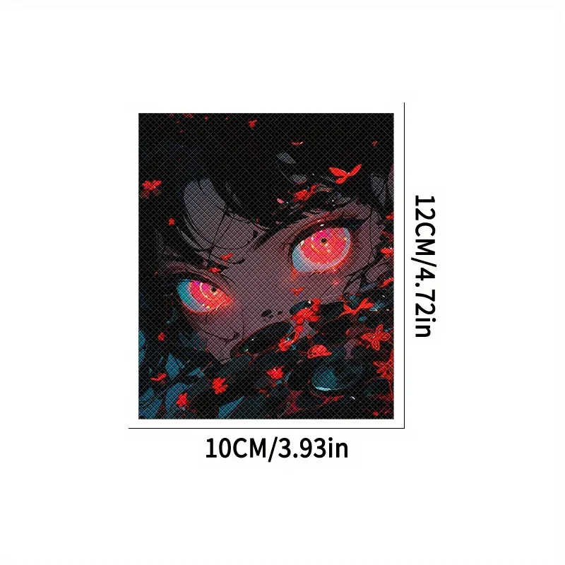 1Pair 2D Flat Anime Girl Handlebar Vinyl Stickers, Waterproof Decal for Motorcycle Scooter Decor, Holiday Gift