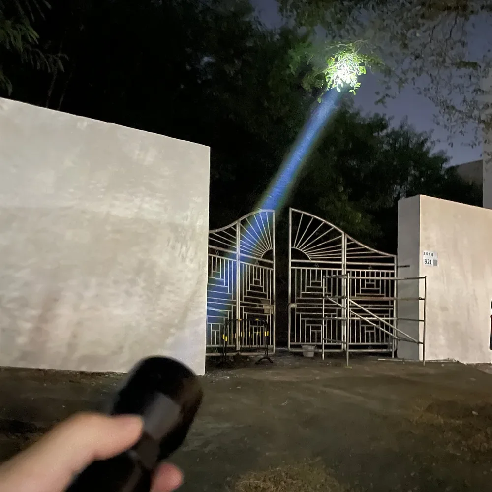 

Torch Light Long Range for Hunting in the Night Outdoor Rechargeable Portable Spotlights