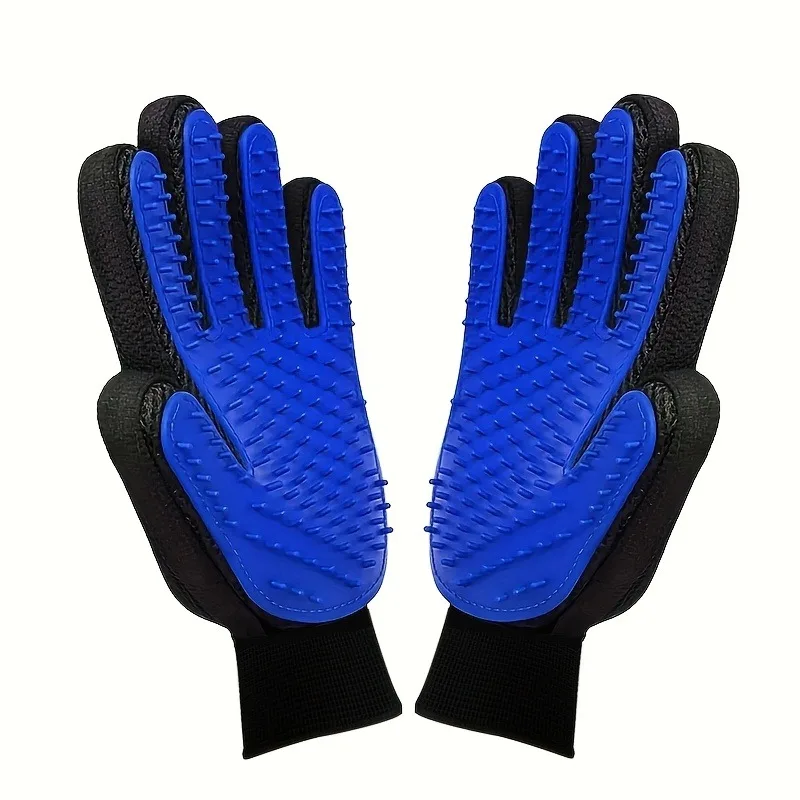 2 Pcs Cleaning Gloves Suitable for Hair Removal Tools for Dogs Cats Pet Massage and Caressing Gloves, Hair Removal Glove Brush view 5
