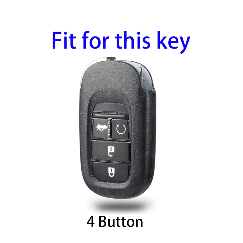 4 Buttons TPU Car Remote Key Cover Case Shell Fob for Honda Civic 2022 Key Protector Holder Keychain Auto Styling Accessories