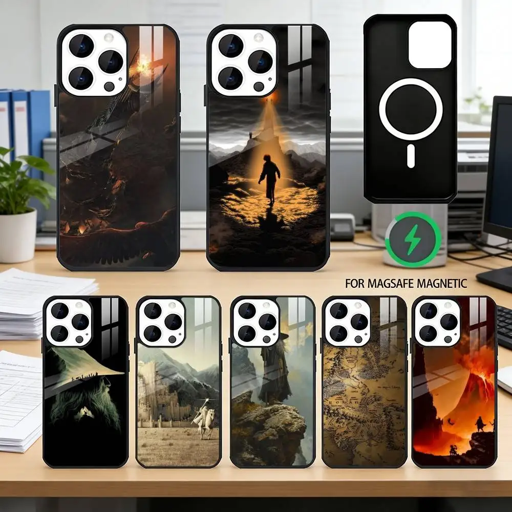 

The L-lord of the R-rings Phone Case For iPhone17,16,15,14,13,12,11 Plus,Pro Magnetic with Magsafe Wireless Charging