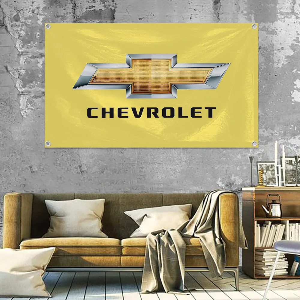 

Garage Decoration Hanging Flags Garden Flag Banner Room Decoration Wall Decor C-chevrolets Car Tapestry Flags for Bedrooms Items