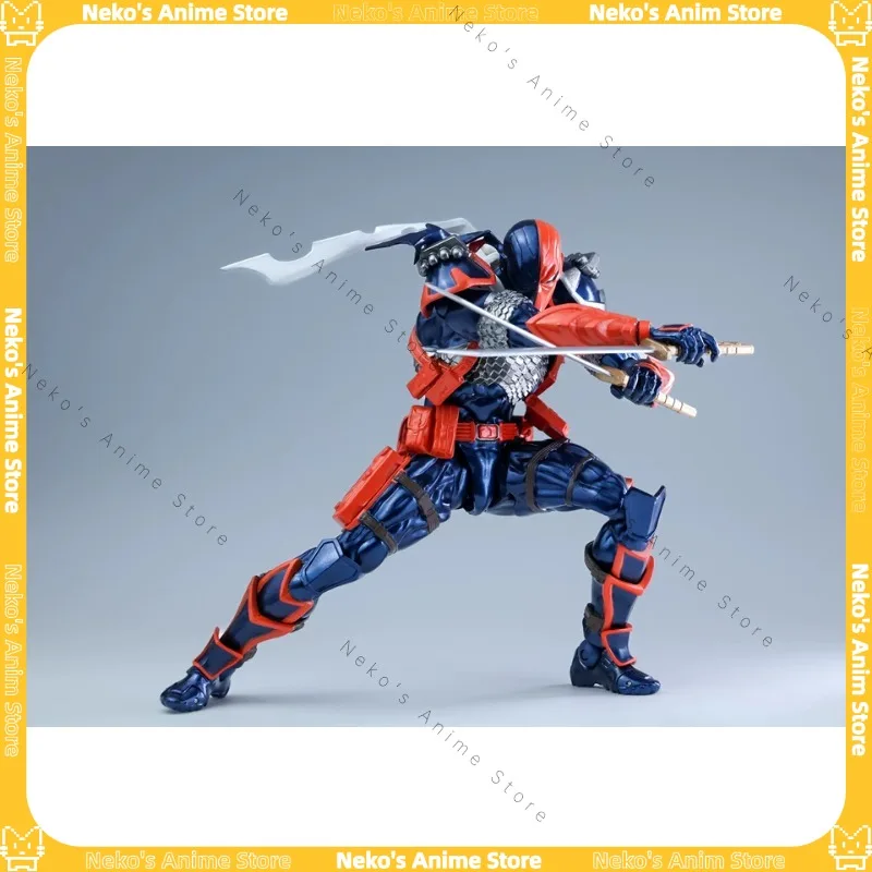 【Auf Lager】Kaiyodo Revoltech Yamaguchi DC Comics Deathstroke Ver 1.5 Actionfigur Anime Modell Desktop Puppe Sammlerstücke Figur