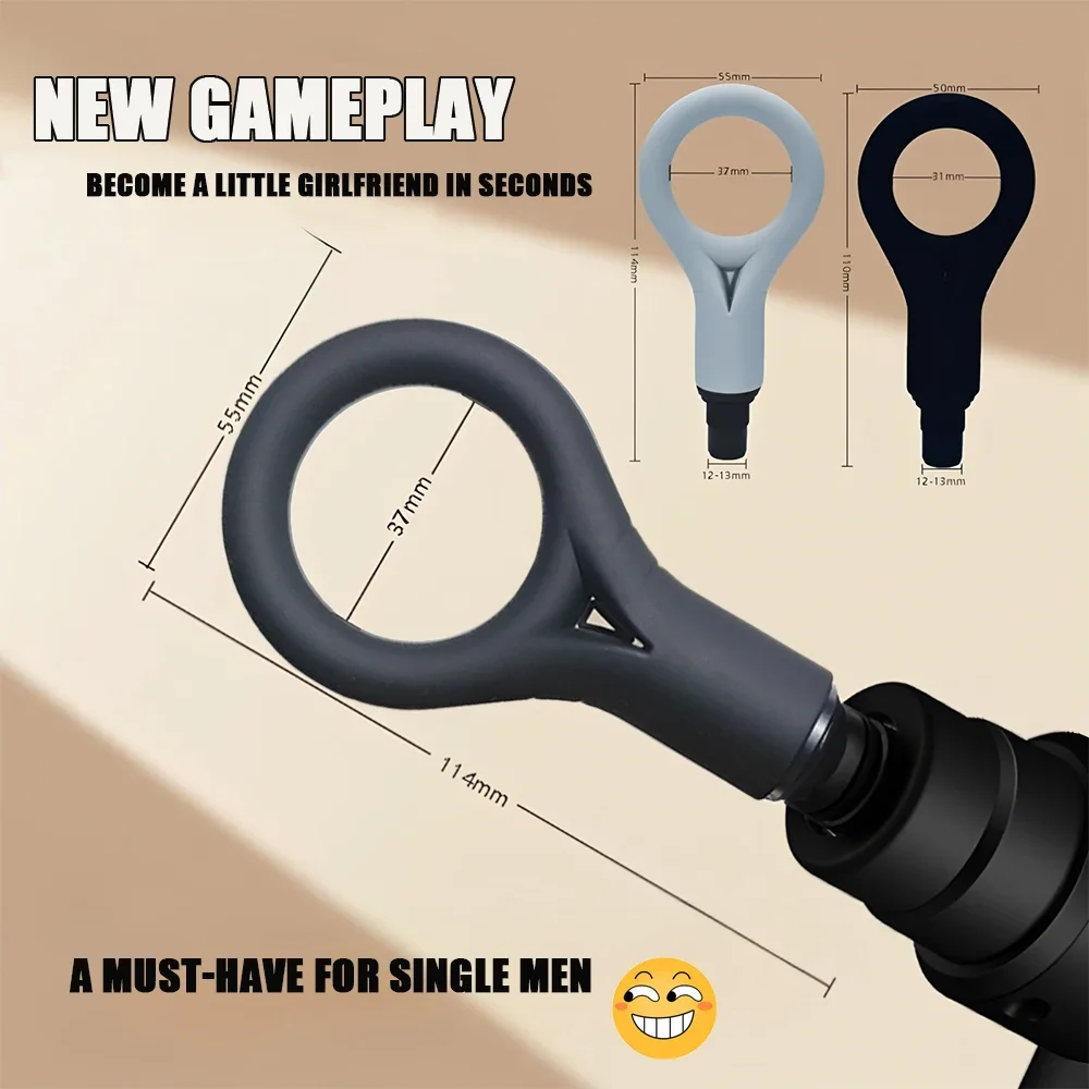 ذكر الاستمناء الدائري القضيب الاهتزاز الاستمناء سيليكون تدليك بندقية رئيس الذكور التدريب الاسترخاء الاستمناء أداة #3