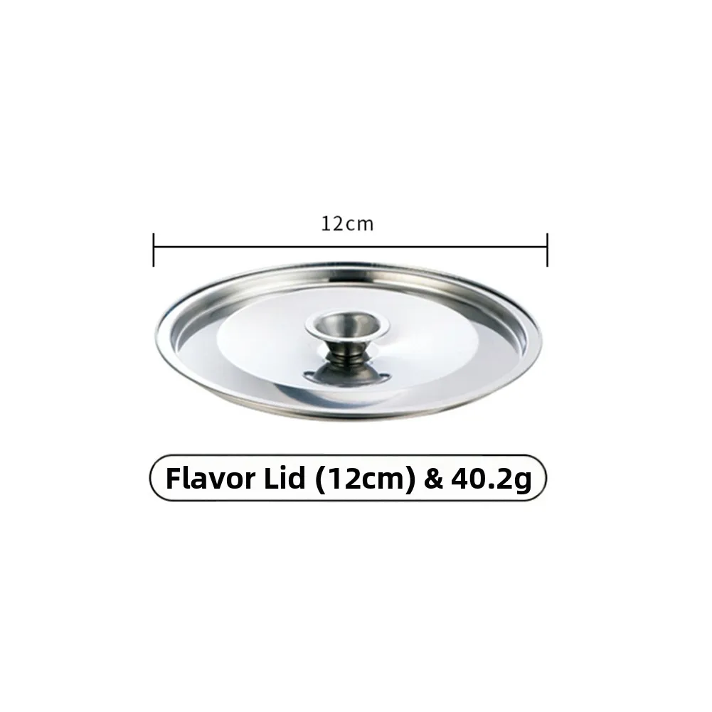 Stainless Steel Magnetic Seasoning Jar For Kitchen Spice Storage And Egg Beating Basin Metal Condiment Pot Home Cooking Tool