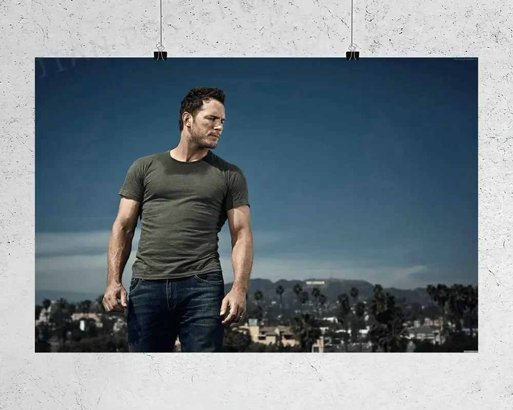 H545 Silk Poster Home Decoration Chris Pratt Actor Star 03 Wall Art Christmas Gift