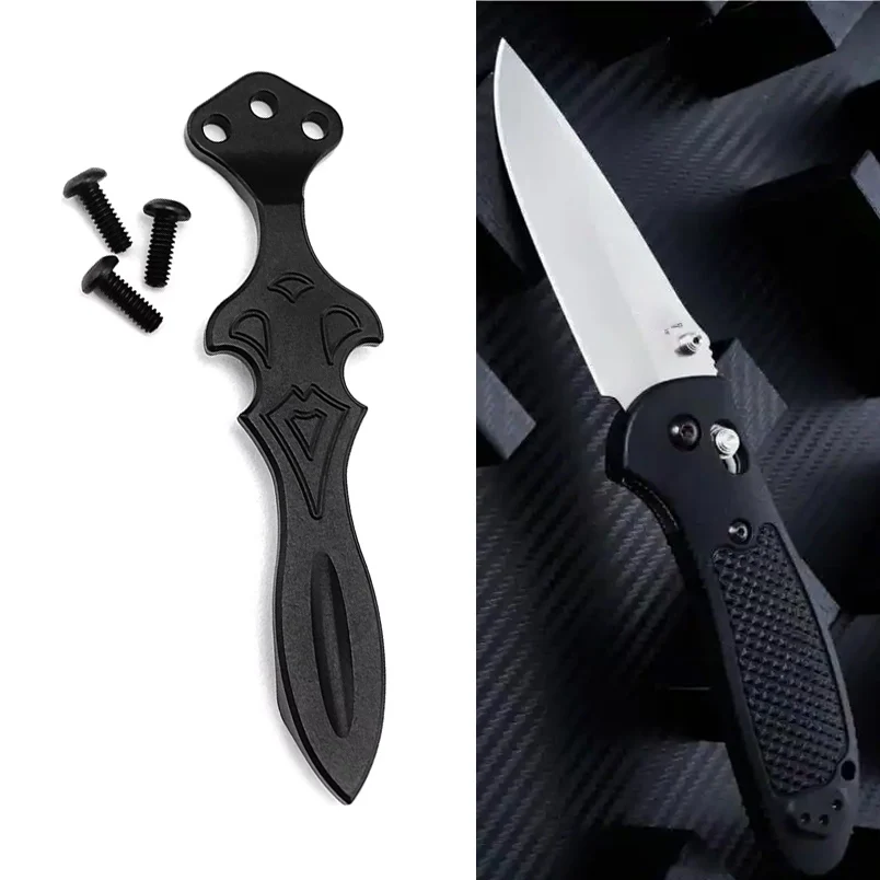 3 ألوان سكين التيتانيوم المتكاملة جيب كليب المشبك ل Benchmade Bugout 535 Griptillian 551 940 980 ZT0640 0920 إيمرسون CQC #1