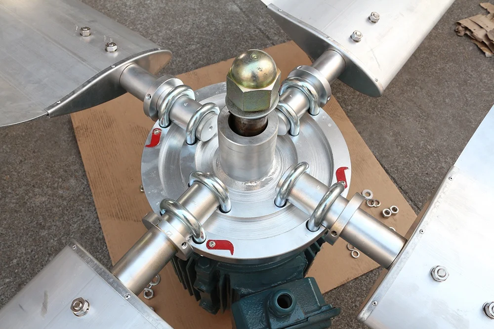 Aspas de ventilador de torre enfriamiento por agua industrial de aluminio ajustable