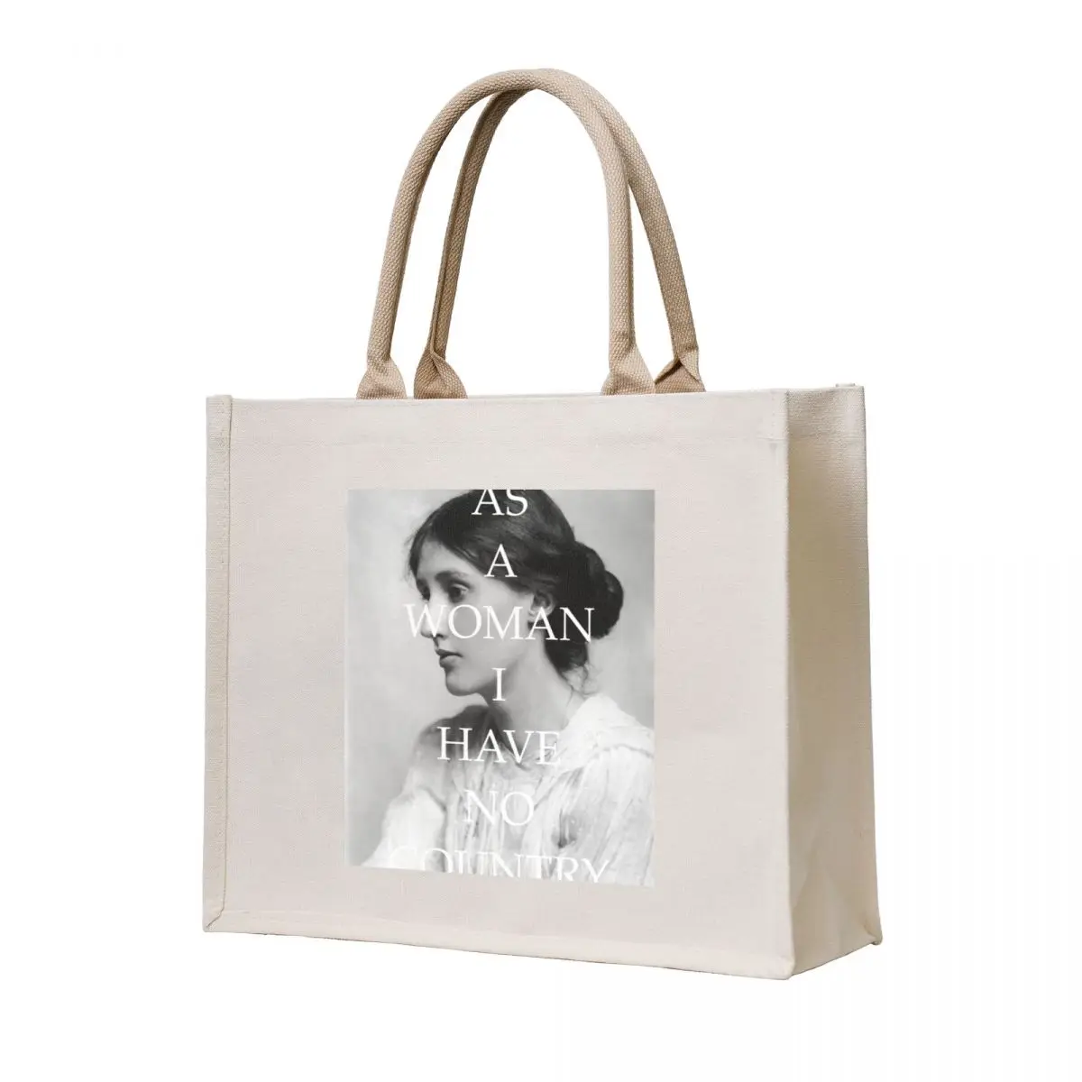 

virginia woolf Tote Bag Women's bag Portable shopping bag Women's tote Handbags women