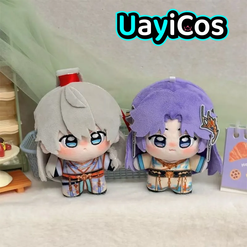 

In Stock 10cm Love and Deepspace Sylus Rafayel Caleb Stuffed Plushies Doll Clothes Keychain Bag Ancient Hanfu Anime Game Toy Ki