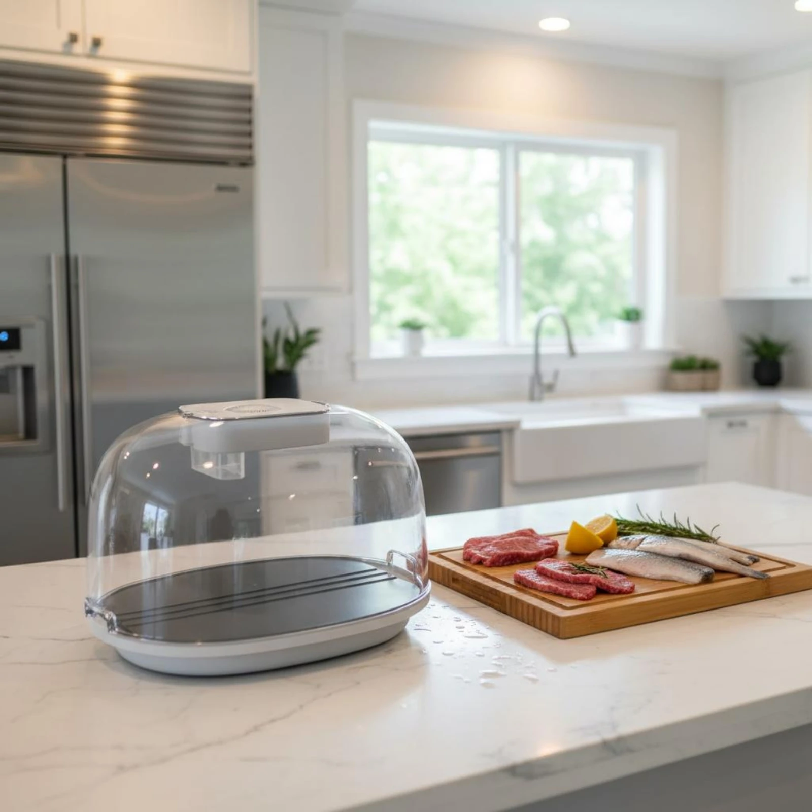 Smart Food Defroster Large Capacity Electric Thawing Machine Thawing Box Multi-Function Meat Defroster Box Nutrient Retention