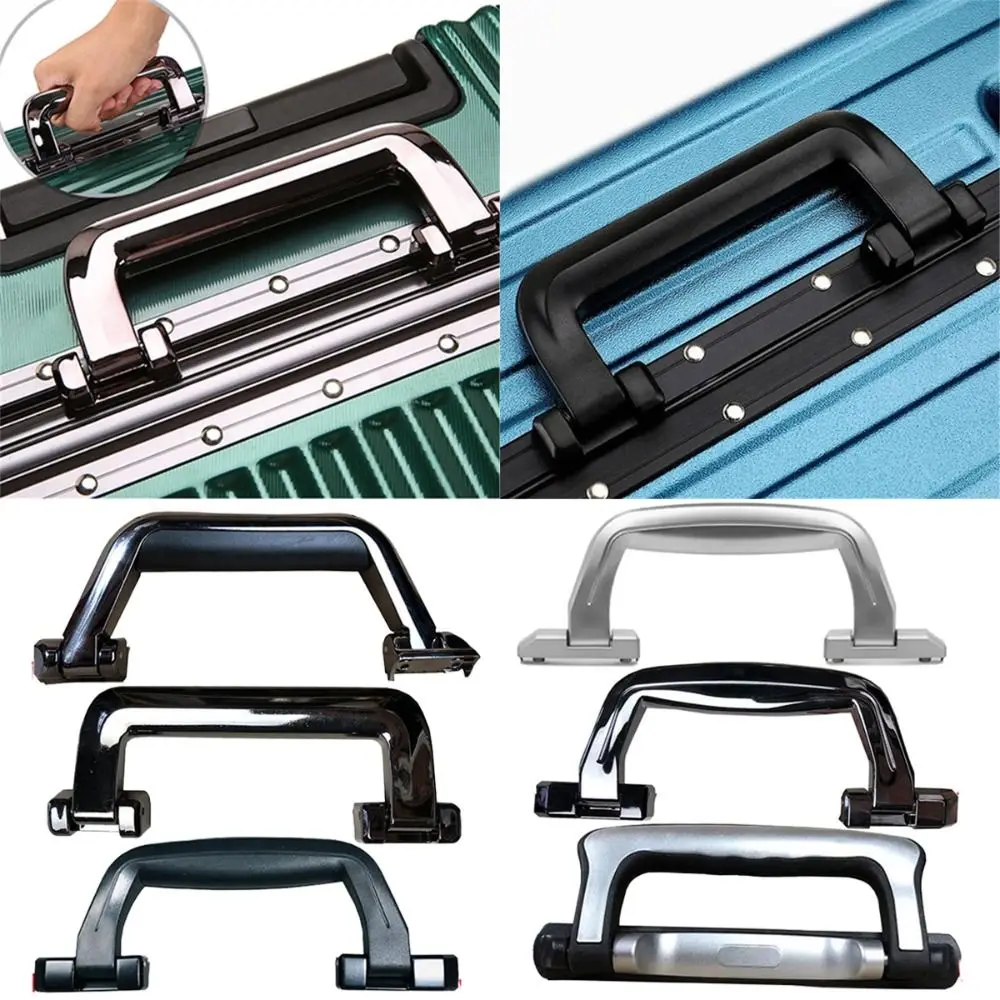 Universal Black Silver Luggage Box Handle Replacement Travel Supplies Handle Grip Plastic Accessories Luggage Carrying Handle