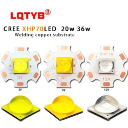 Lámpara de chip LED XHP70, alta potencia, 707020w, DC3V, 6v, 12V, reemplaza XHP70.2, XHP50.2, linterna, reflector