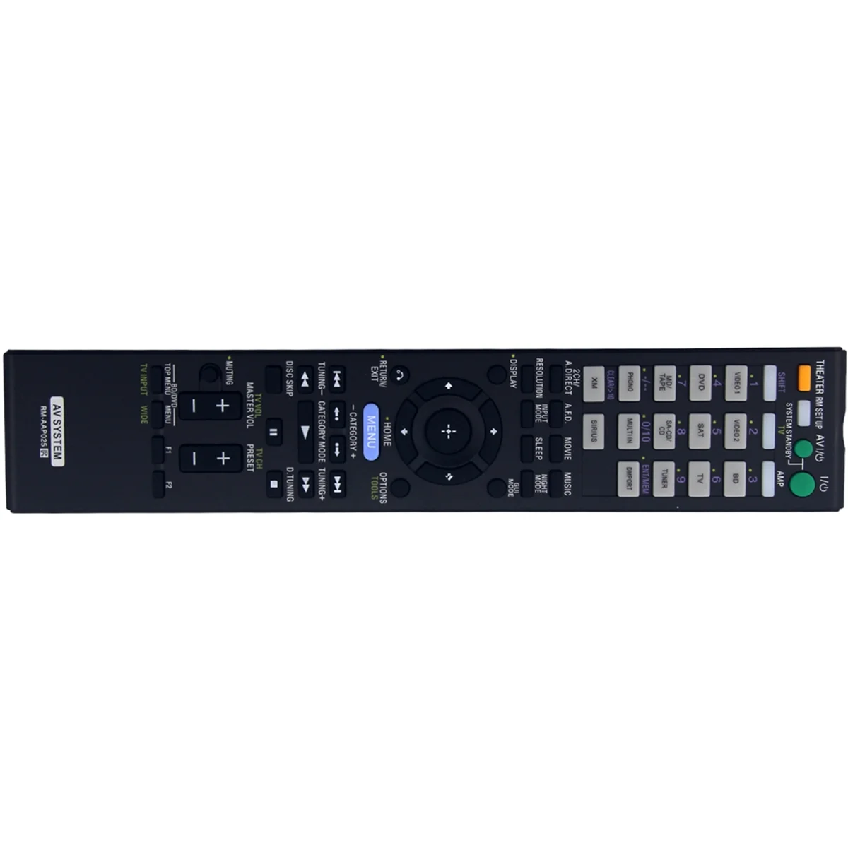 AT622-Remote Control RM-AAP025 Replacement for AV Receiver System STR-DA2400ES